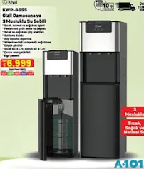 KİWİ KWP-8555 GİZLİ DAMACANA VE 3 MUSLUKLU SU SEBİLİ
